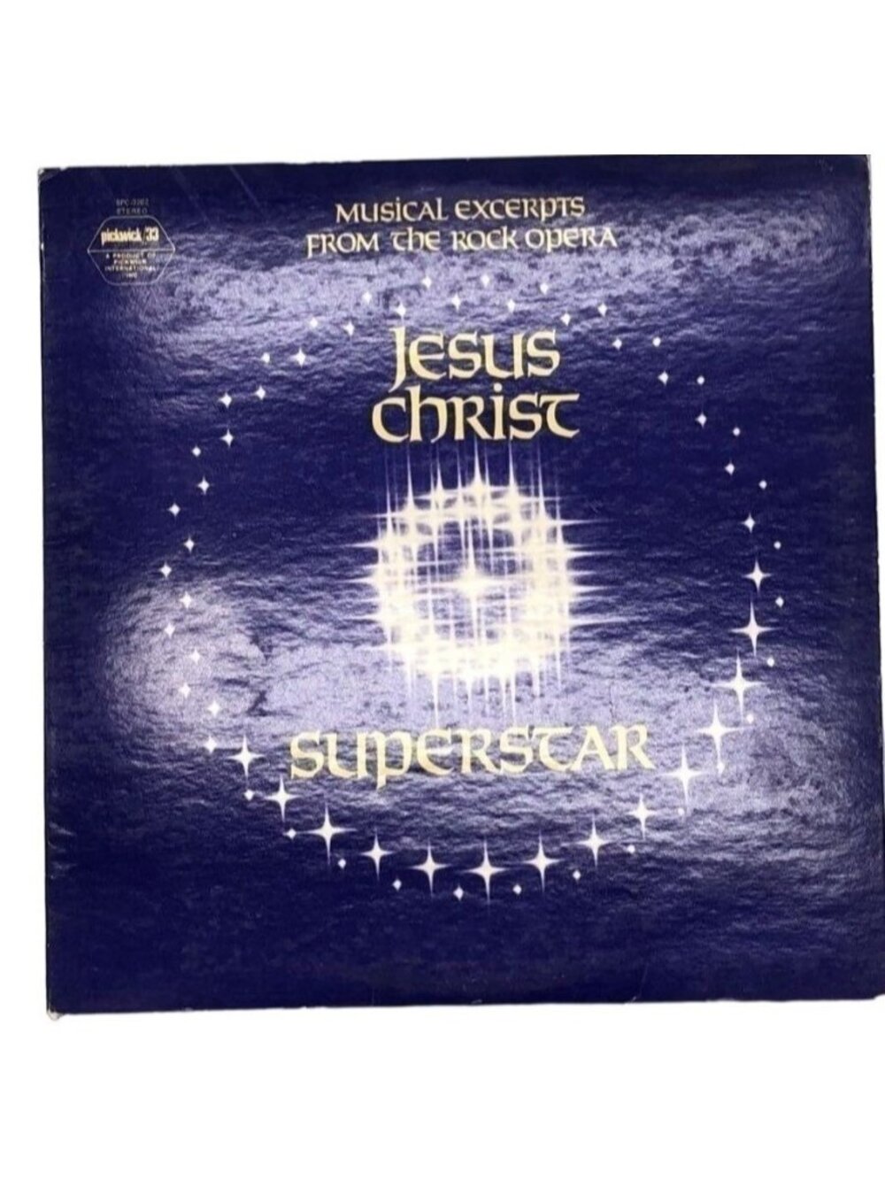 Jesus Christ superstar vinyl record musical excerpts from the rock opera READ